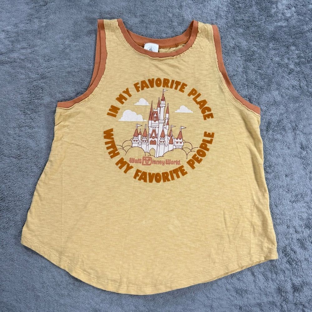 Walt Disney World My Favorite Place With My Favorite People Small Tank‎ Top